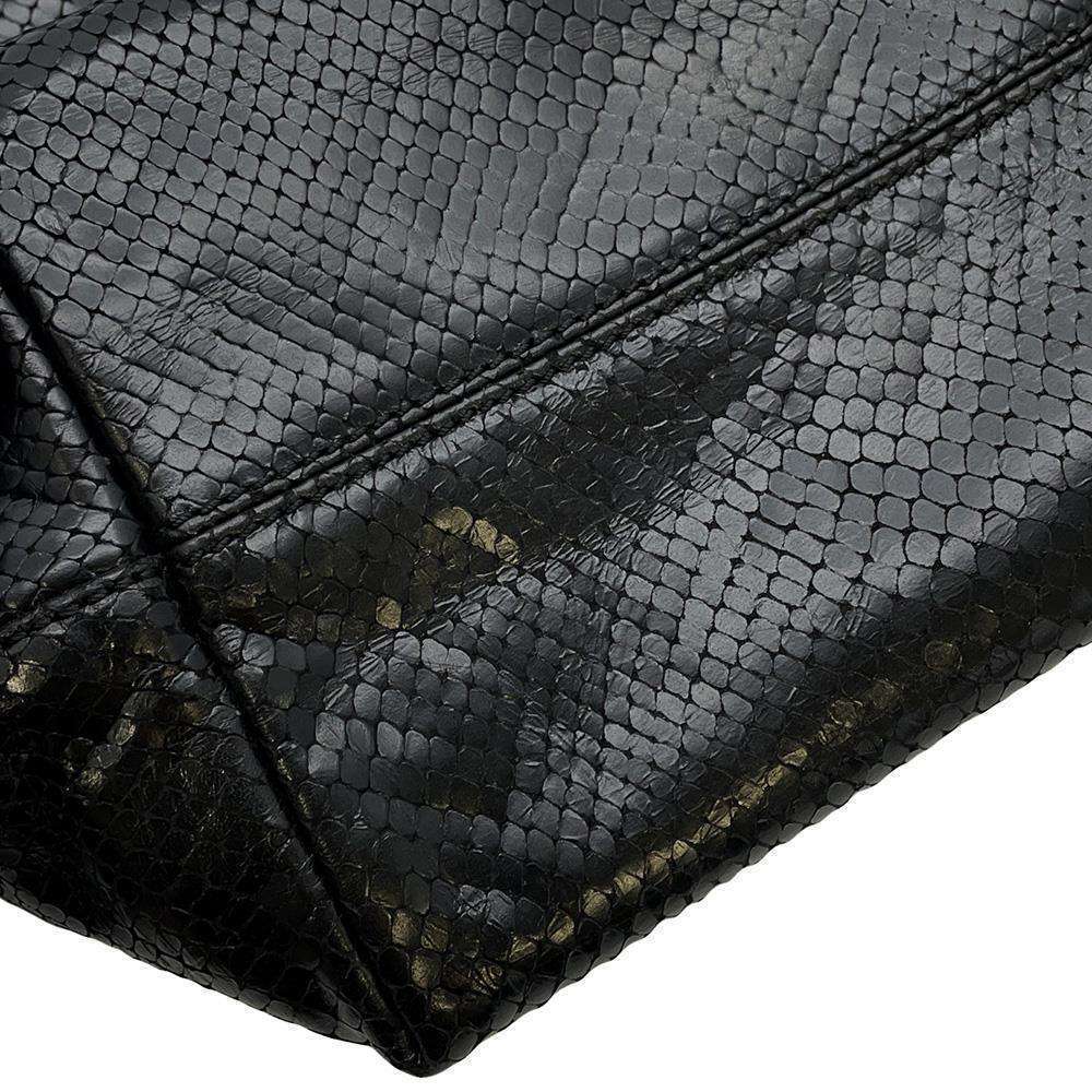 Fendi Logo Python Tote Bag Black - image 7